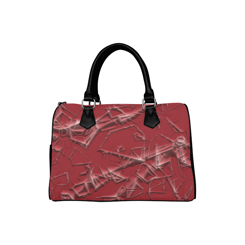 Thorny abstract,red Boston Handbag (Model 1621)
