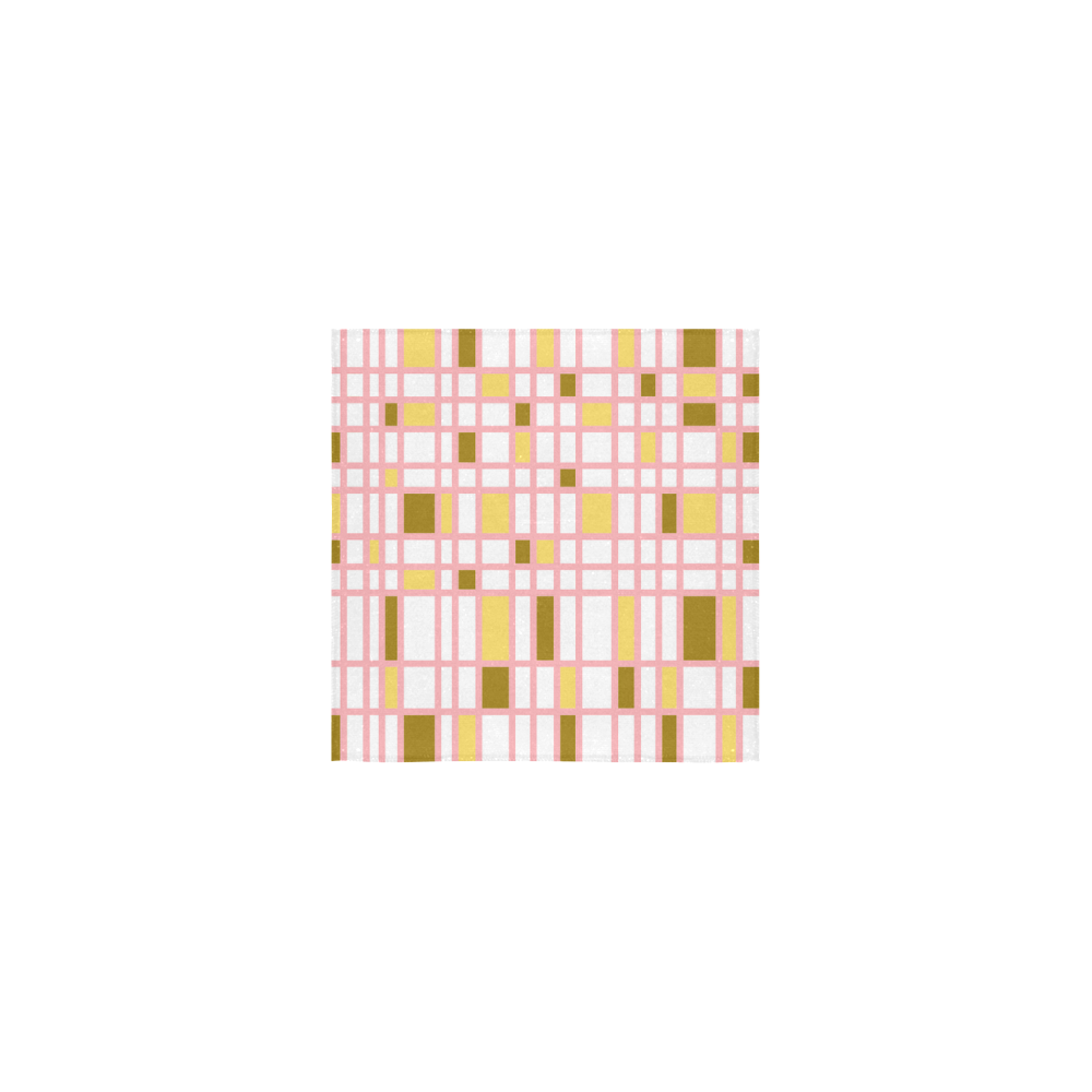 Plaid Design ABC FQ Square Towel 13“x13”
