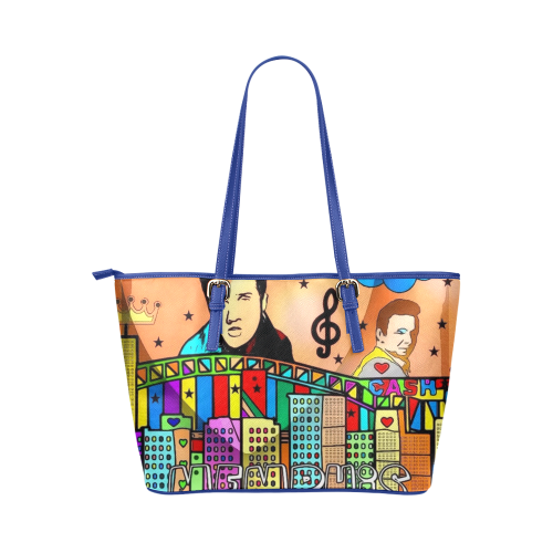 Memphis by Nico Bielow Leather Tote Bag/Large (Model 1651)