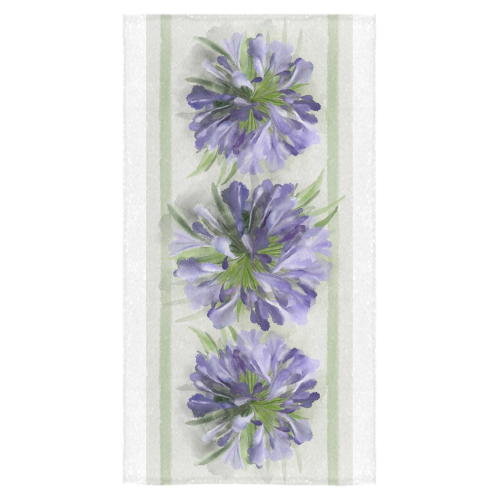 Purple Flower Bath Towel 30"x56"