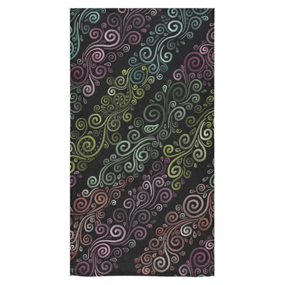 Psychedelic pastel Bath Towel 30"x56"