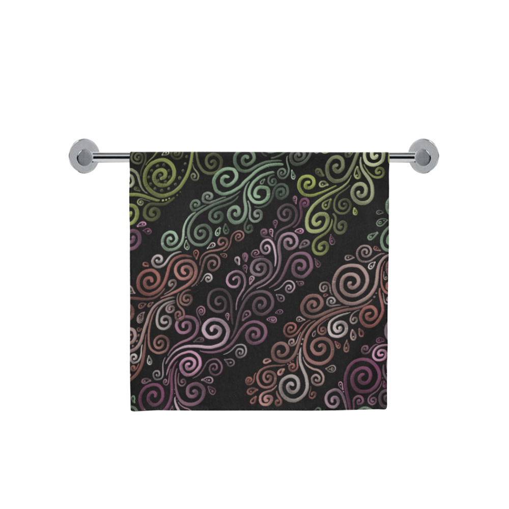 Psychedelic pastel Bath Towel 30"x56"