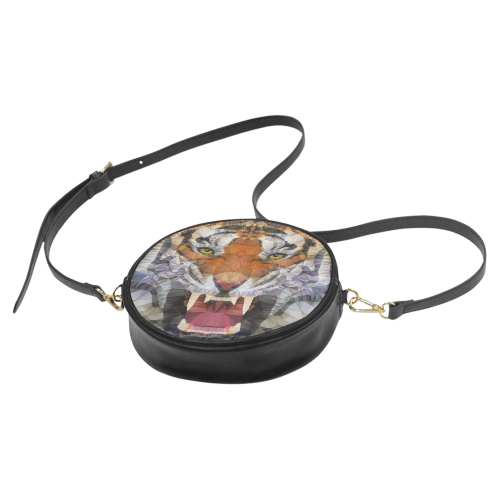 roaring tiger Round Sling Bag (Model 1647)
