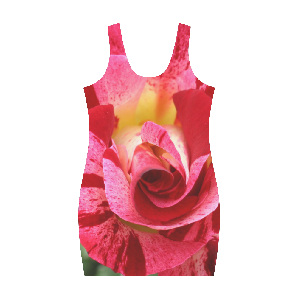 Pink Rose Medea Vest Dress (Model D06)