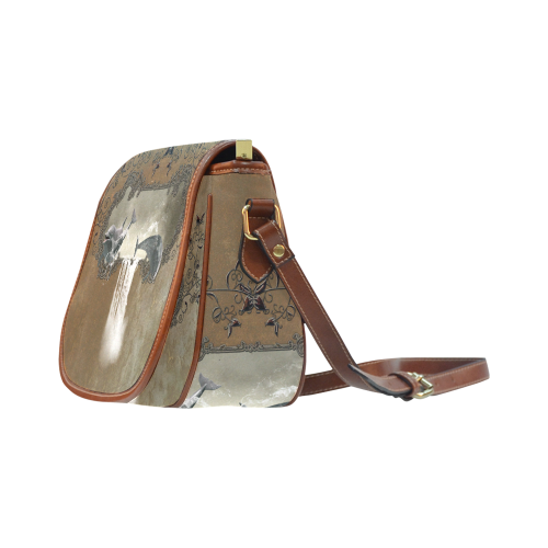 Dolphins Saddle Bag/Large (Model 1649)