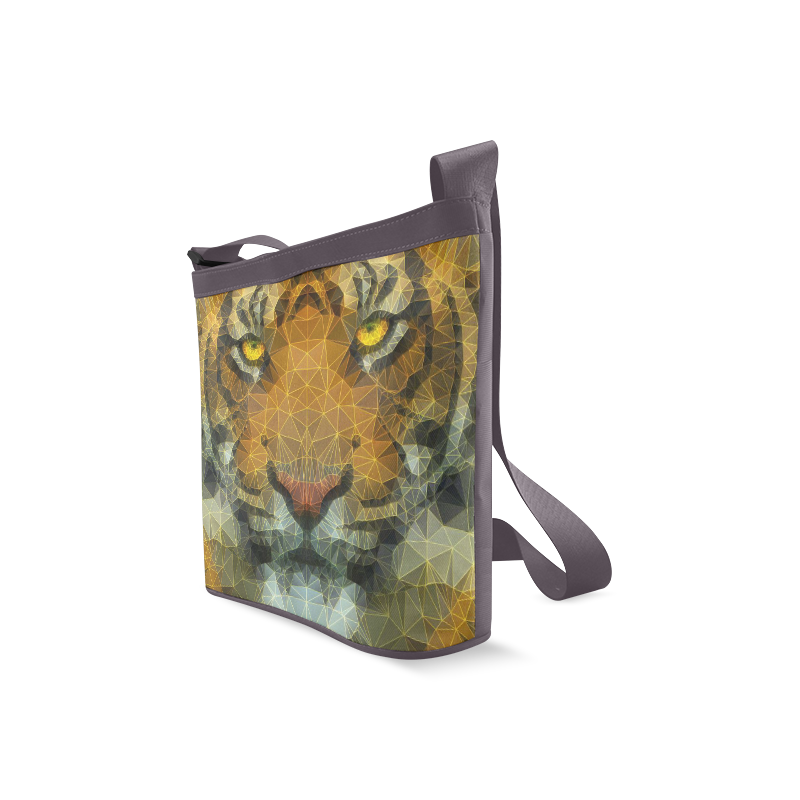 polygon tiger Crossbody Bags (Model 1613)