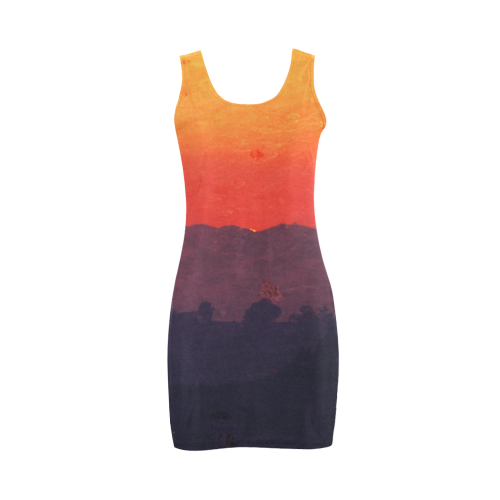 Five Shades of Sunset Medea Vest Dress (Model D06)