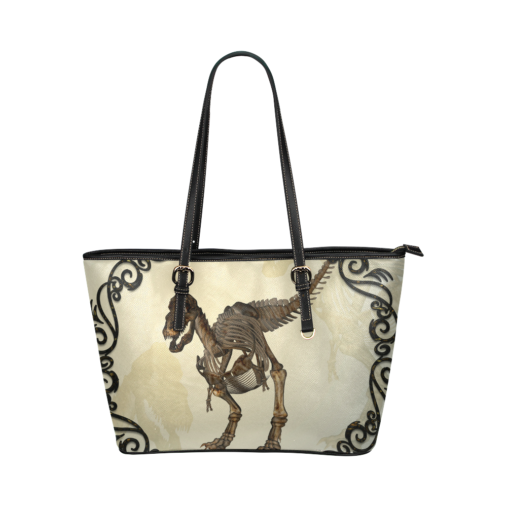 T-Rex Leather Tote Bag/Large (Model 1651)