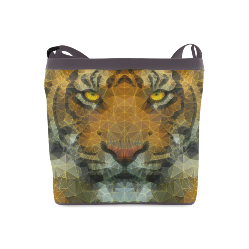 polygon tiger Crossbody Bags (Model 1613)