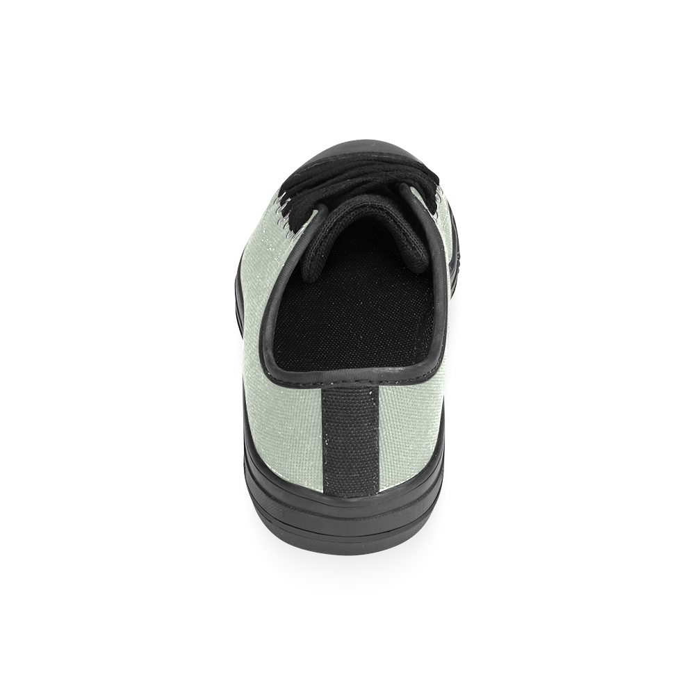 Sea Foam Men's Classic Canvas Shoes (Model 018)