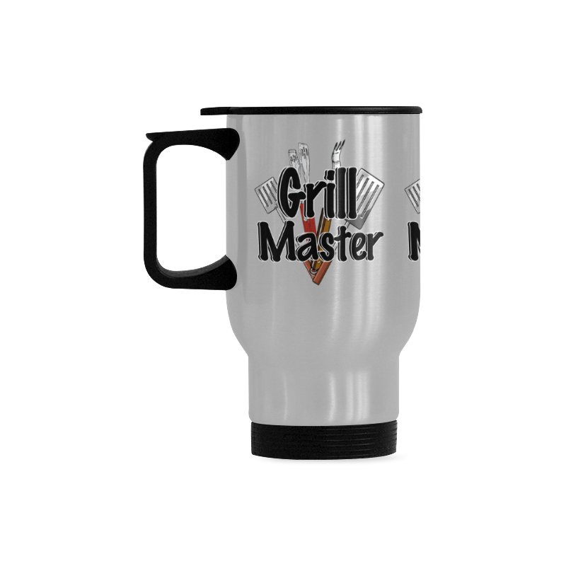 Grill Master - BBQ Tools Travel Mug (Silver) (14 Oz)