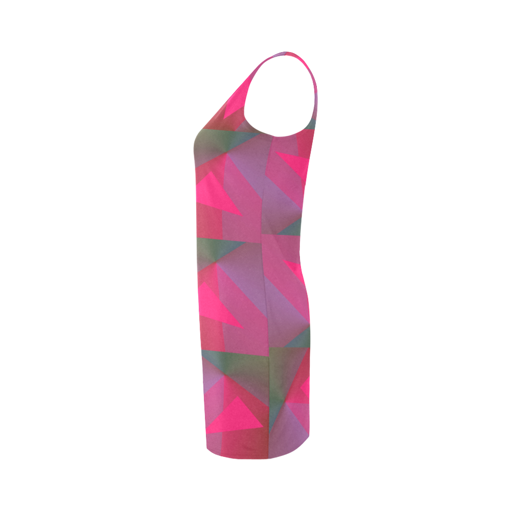 Geometric Lux Q Medea Vest Dress (Model D06)