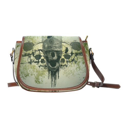 Skull Saddle Bag/Small (Model 1649) Full Customization