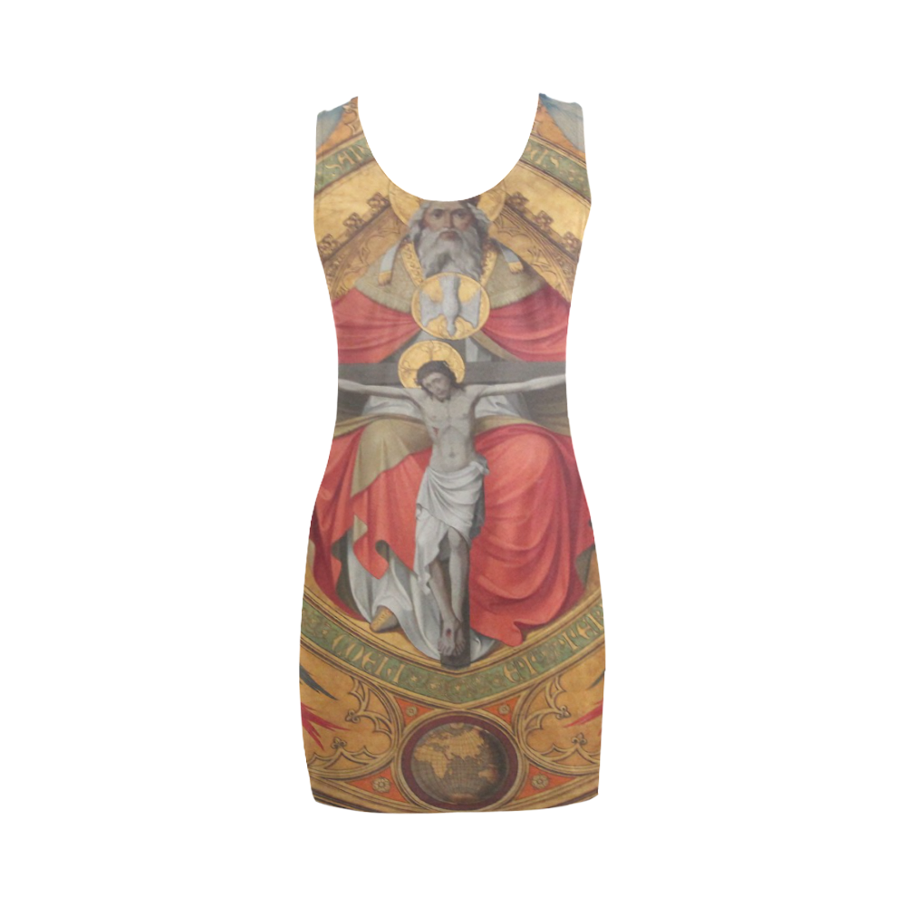 Jesus on Cross Medea Vest Dress (Model D06)