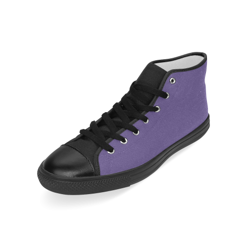 Ultra Violet Men’s Classic High Top Canvas Shoes (Model 017)