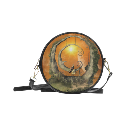 The moon Round Sling Bag (Model 1647)