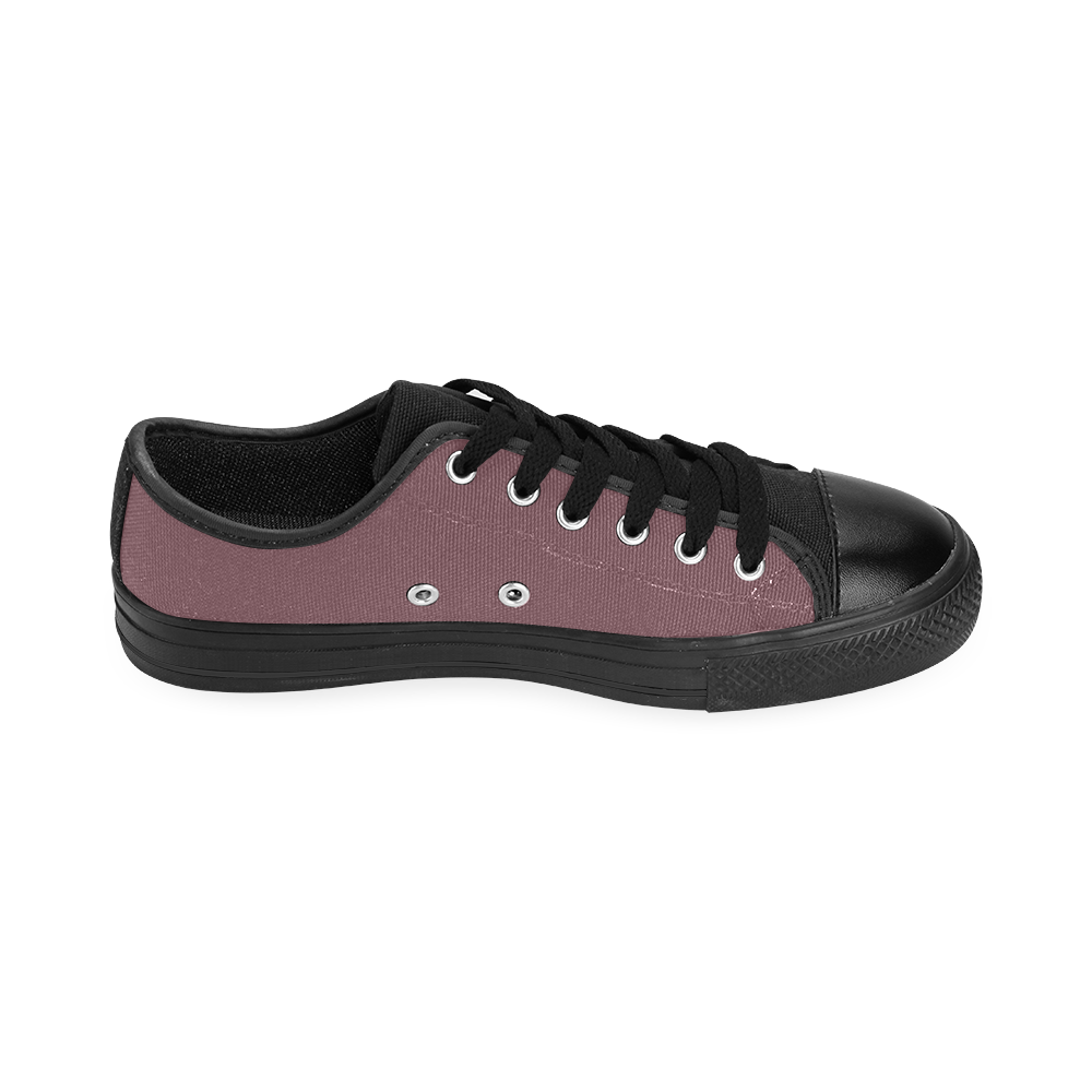 Crushed Berry Men's Classic Canvas Shoes (Model 018)