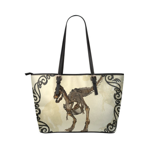 T-Rex Leather Tote Bag/Large (Model 1651)