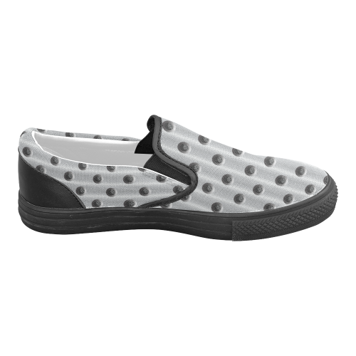 Screwholes Men's Slip-on Canvas Shoes (Model 019)