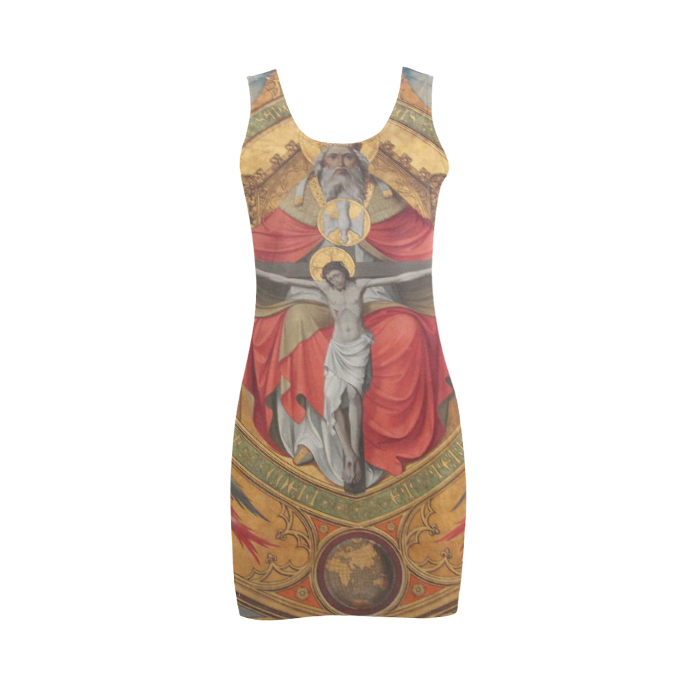 Jesus on Cross Medea Vest Dress (Model D06)