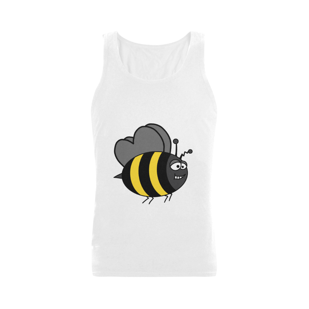 Crazy Bee Plus-size Men's Shoulder-Free Tank Top (Model T33)