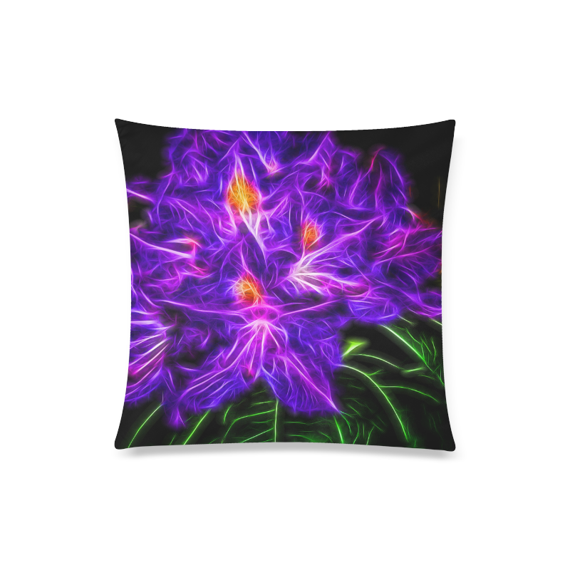 Rhododendron Topaz Custom Zippered Pillow Case 20"x20"(Twin Sides)