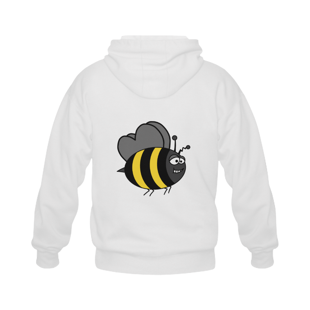 Crazy Bee Gildan Full Zip Hooded Sweatshirt (Model H02)