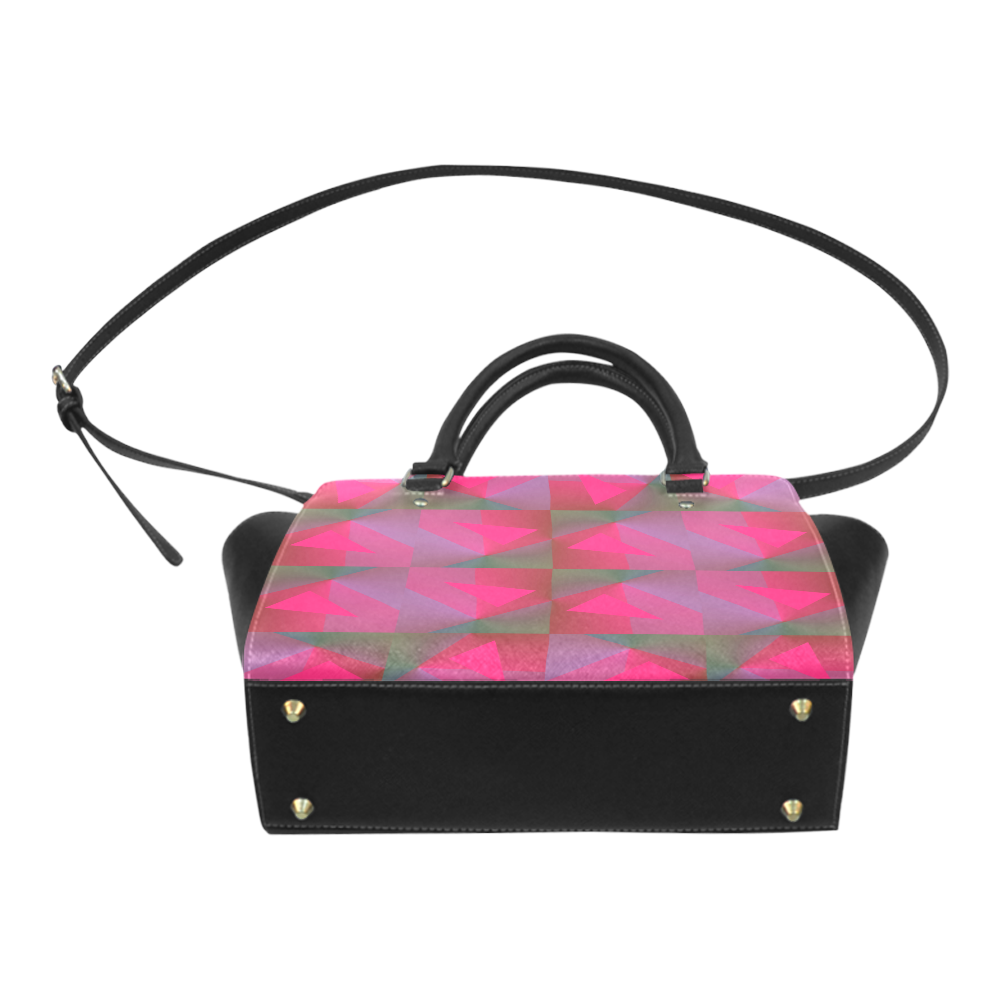 Geometric Lux Q Classic Shoulder Handbag (Model 1653)