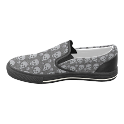 SKULLS EVOLUTION Women's Unusual Slip-on Canvas Shoes (Model 019)