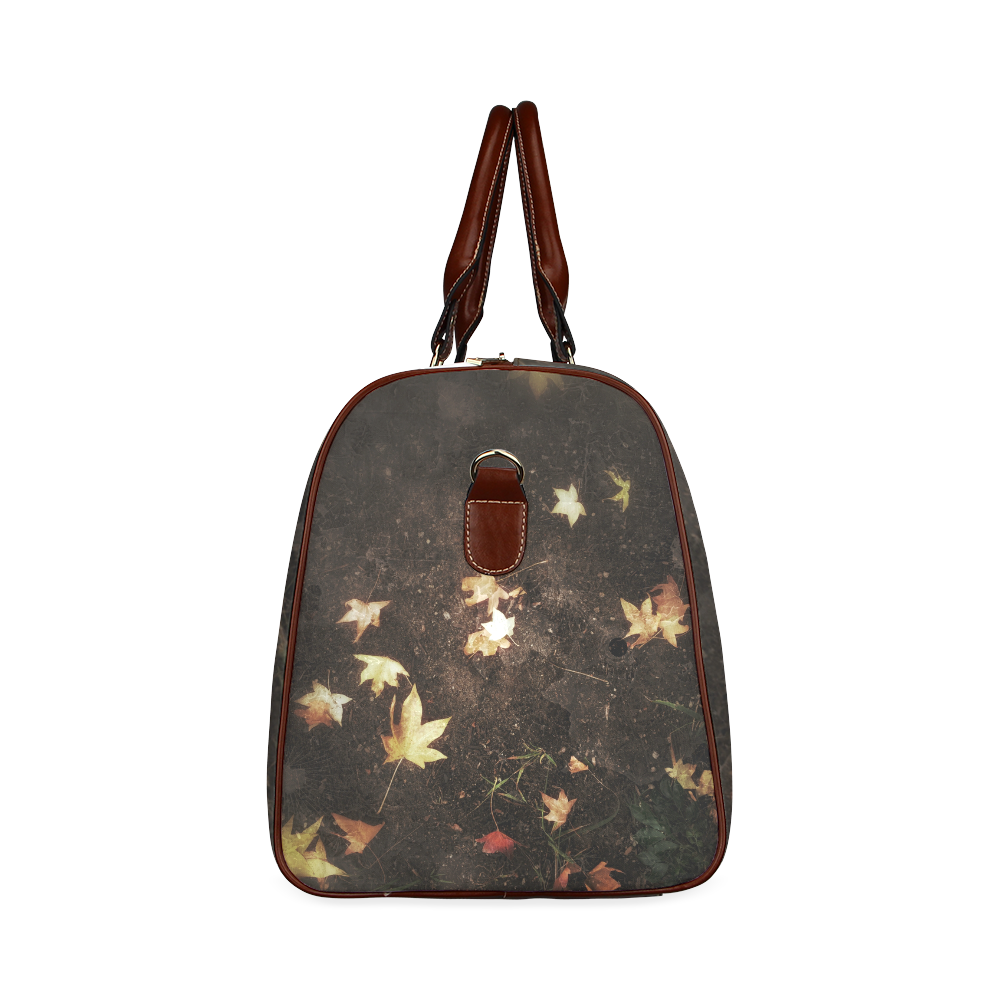 Fallen Leaves Waterproof Travel Bag/Large (Model 1639) | ID: D272361