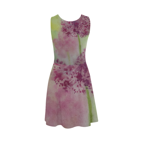 Allium flower Atalanta Sundress (Model D04)