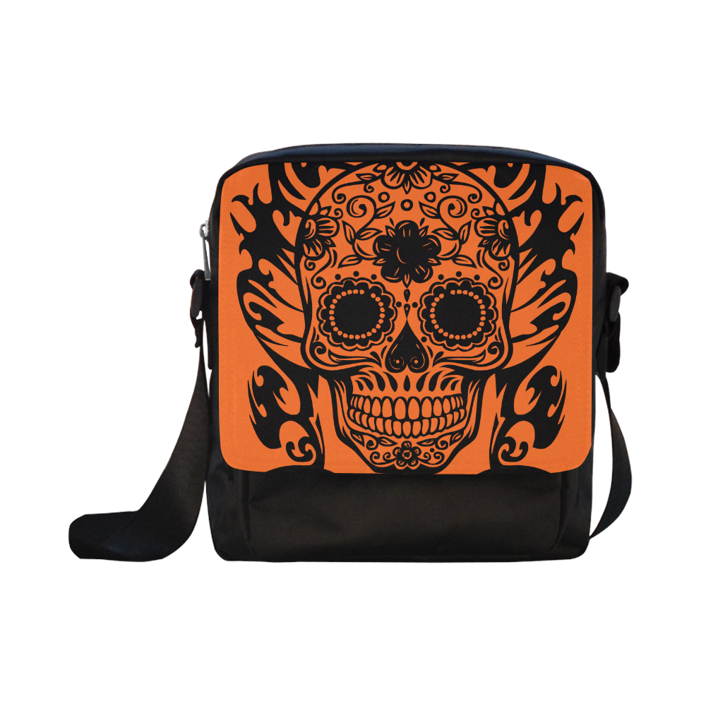 SKULL FILIGRAN Crossbody Nylon Bags (Model 1633)