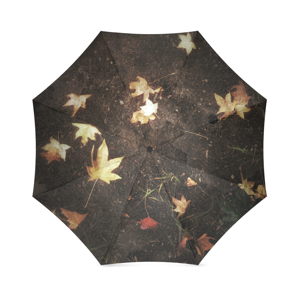 Fallen Leaves Foldable Umbrella (Model U01)