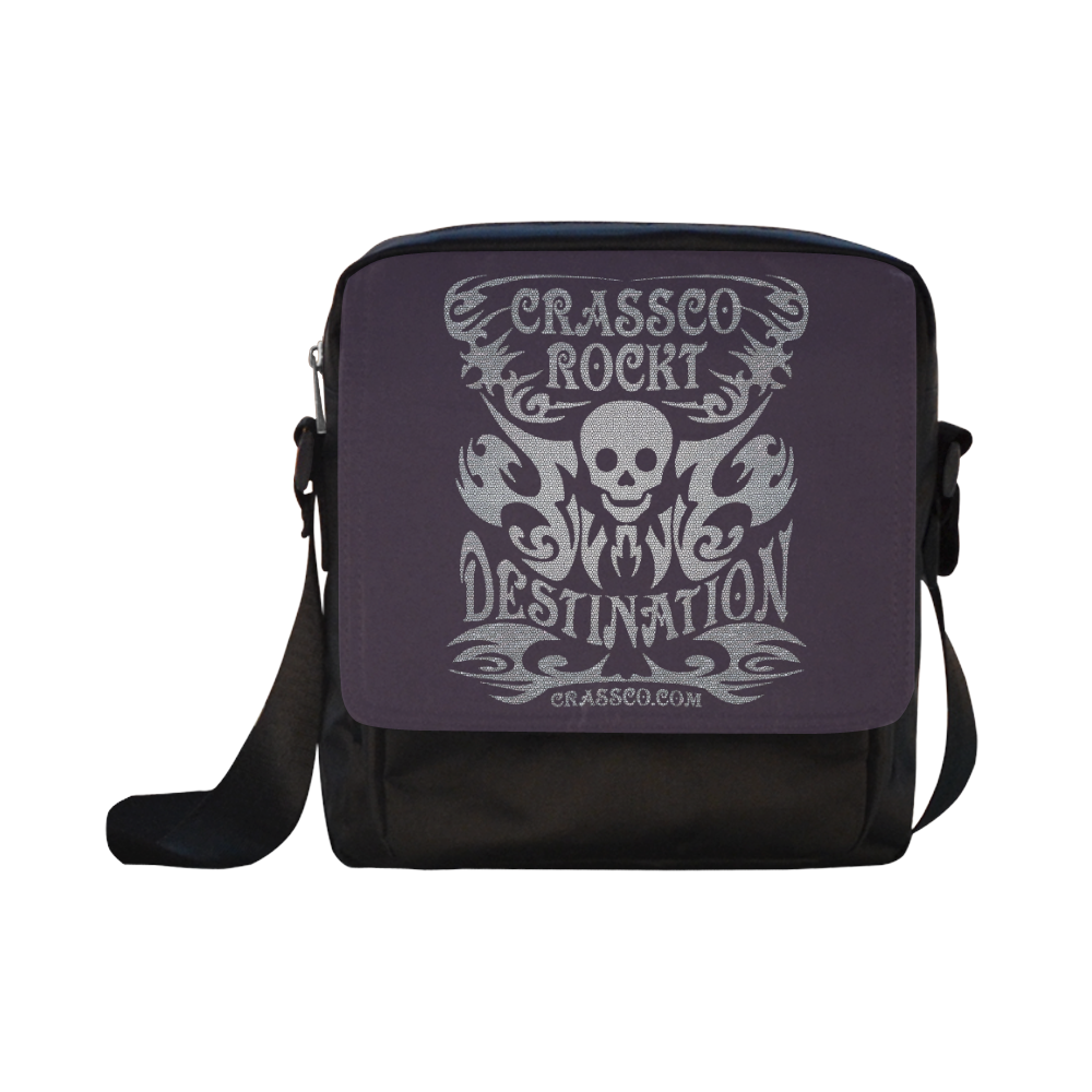 SKULL DESTINATION Crossbody Nylon Bags (Model 1633)