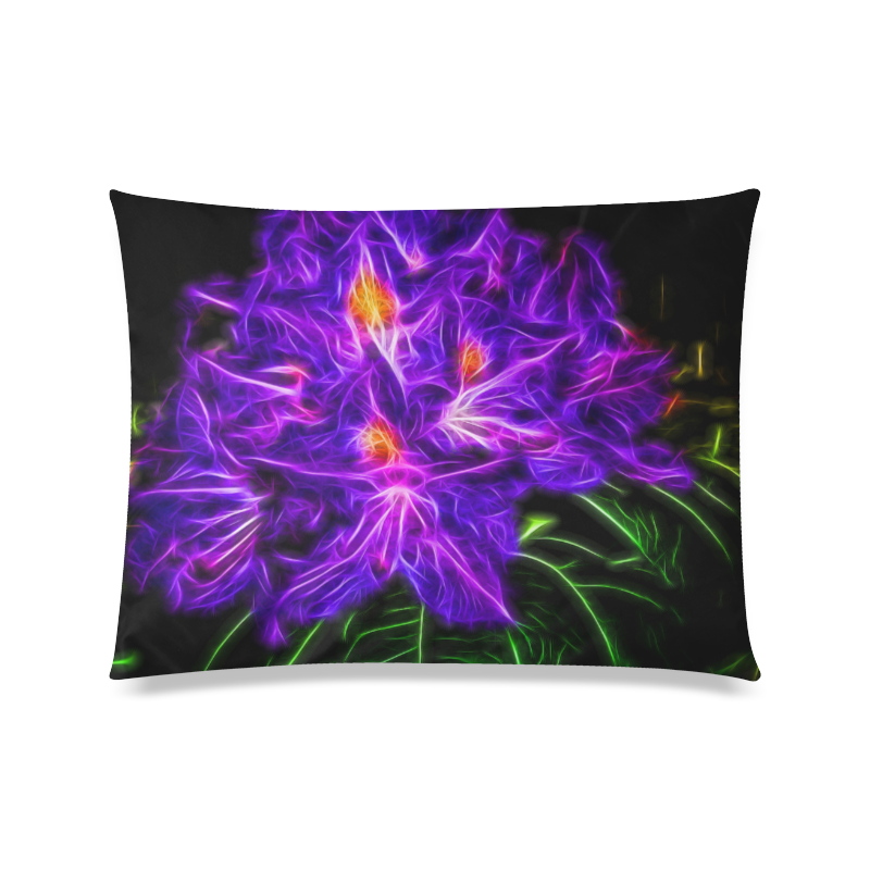 Rhododendron Topaz Custom Zippered Pillow Case 20"x26"(Twin Sides)