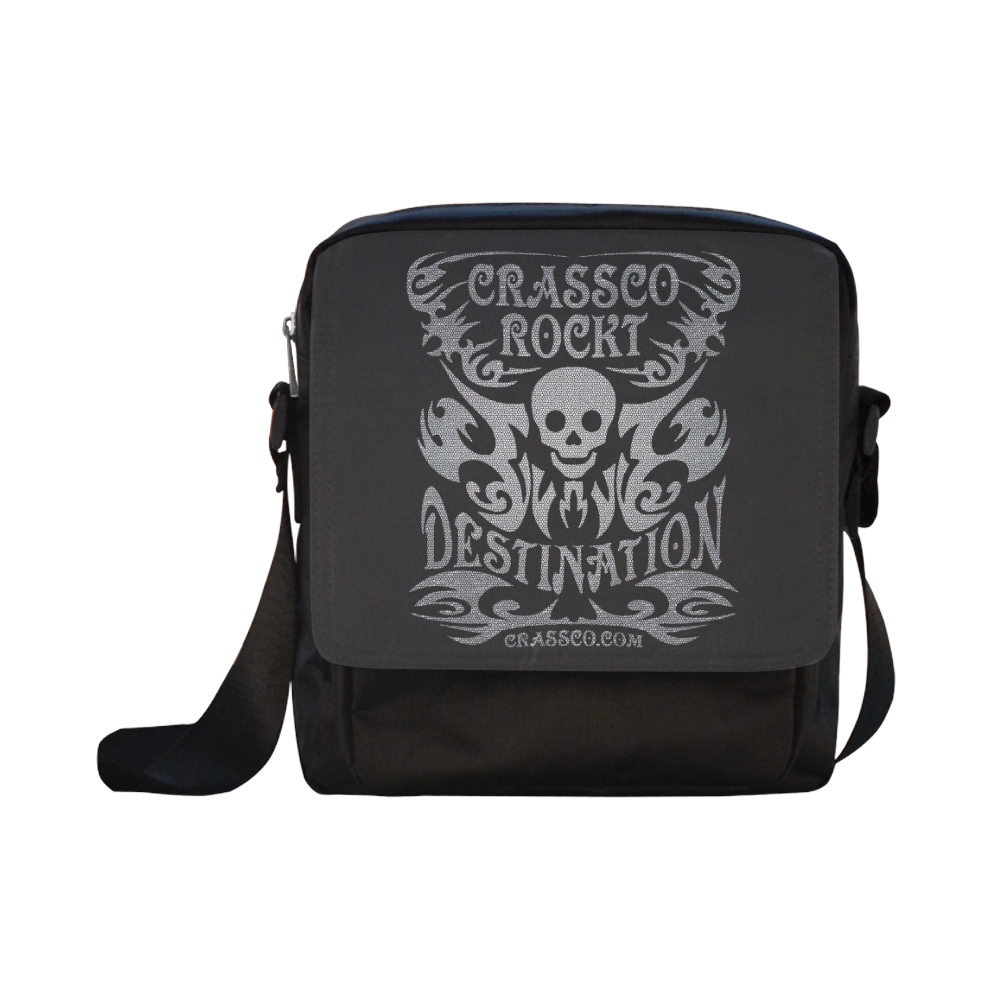 SKULL DESTINATION Crossbody Nylon Bags (Model 1633)