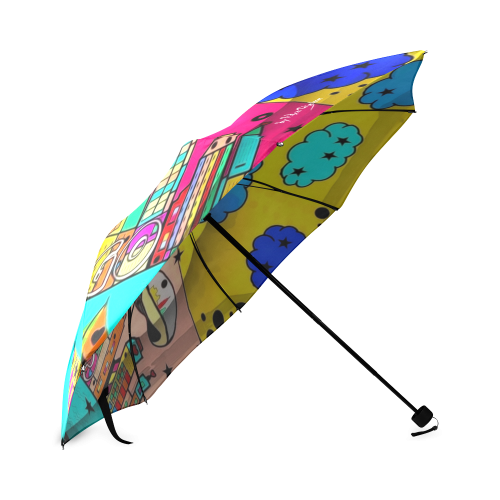 Chicago by Nico Bielow Foldable Umbrella (Model U01)