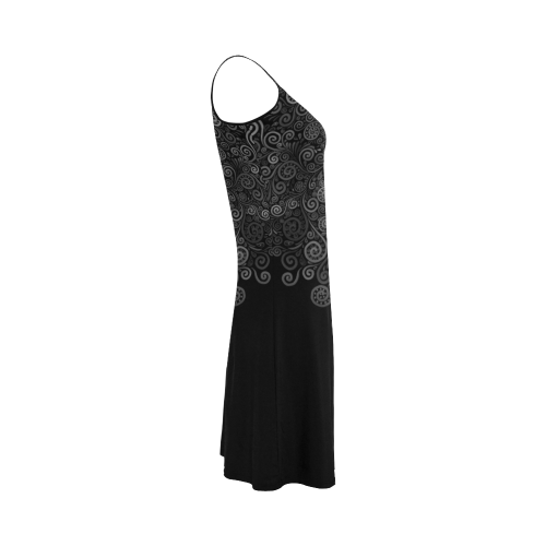Black+White Rose Alcestis Slip Dress (Model D05)