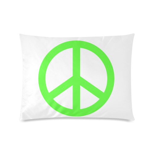 green PEace Custom Picture Pillow Case 20"x26" (one side)