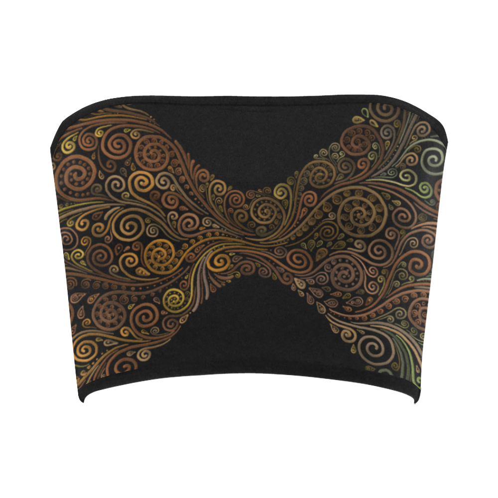 Psychedelic 3D sand clock Bandeau Top