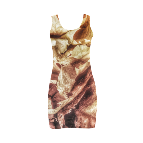 Winter Leaves Medea Vest Dress (Model D06)