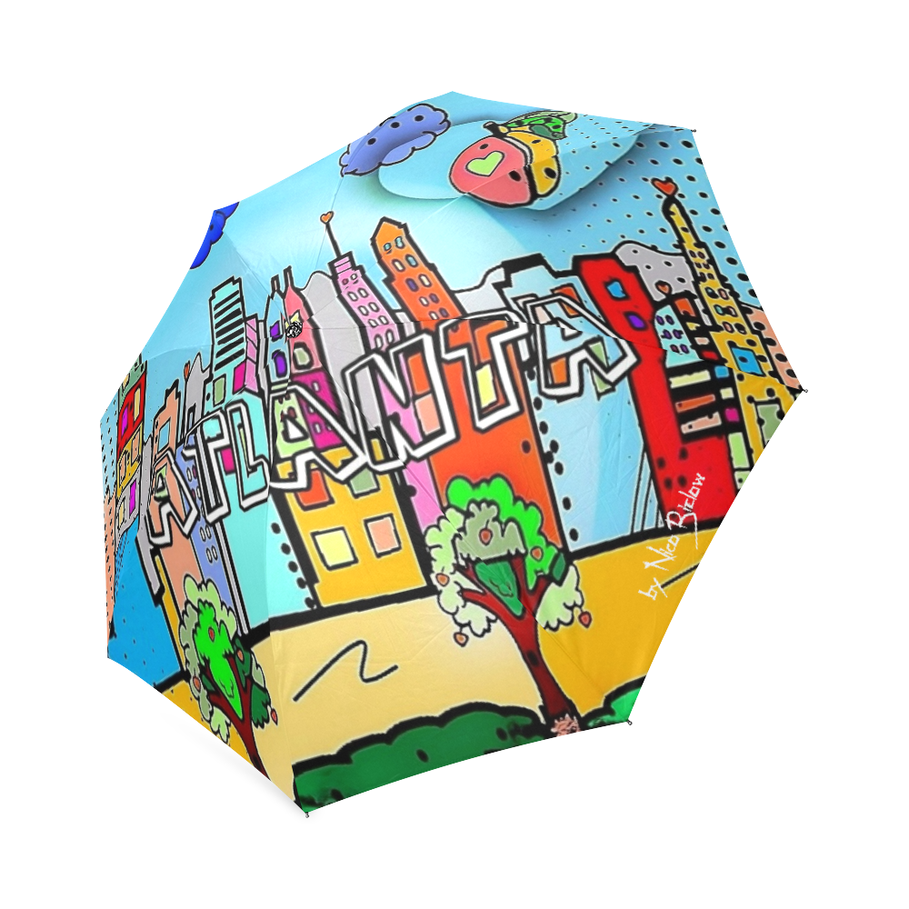 Atlanta by Nico Bielow Foldable Umbrella (Model U01)