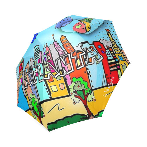 Atlanta by Nico Bielow Foldable Umbrella (Model U01)