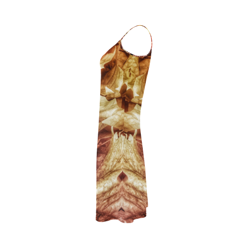 Winter Leaves Alcestis Slip Dress (Model D05)