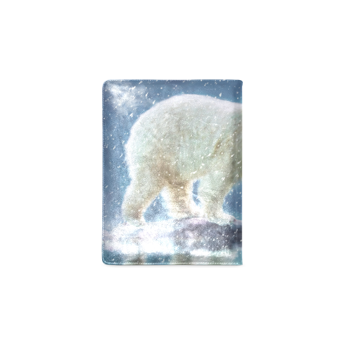 A polar bear at the water Custom NoteBook B5