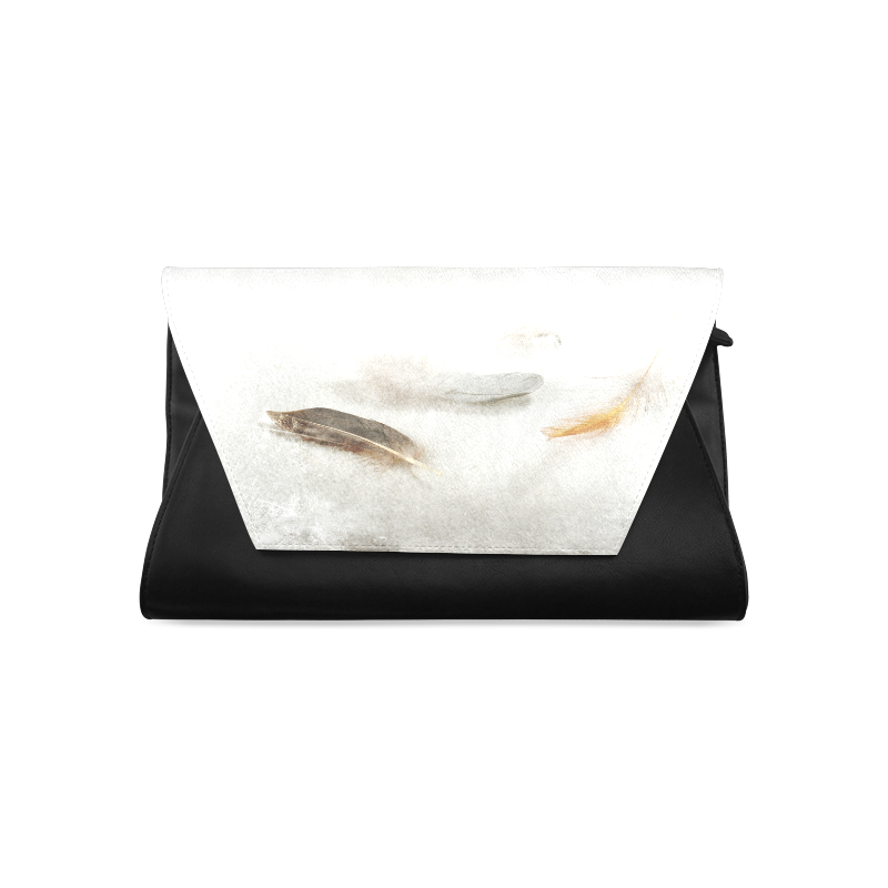 Resting Feathers Clutch Bag (Model 1630)