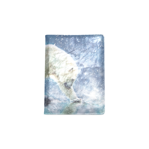 A polar bear at the water Custom NoteBook B5