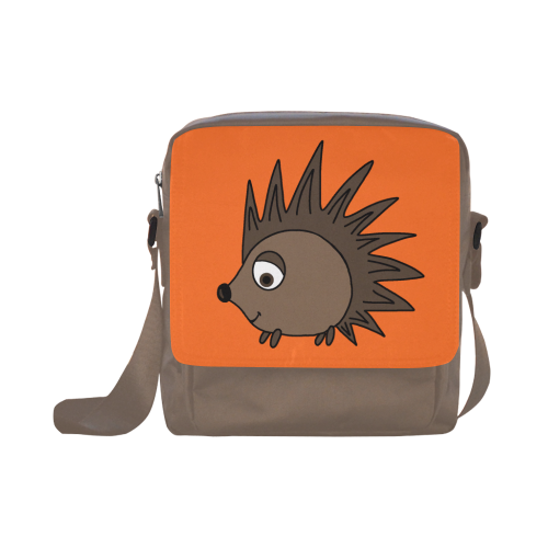 Cute Cartoon Hedgehog Crossbody Nylon Bags (Model 1633)