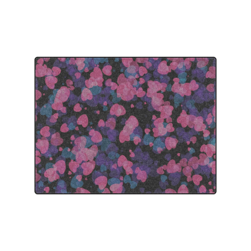 confetti hearts Blanket 50"x60"