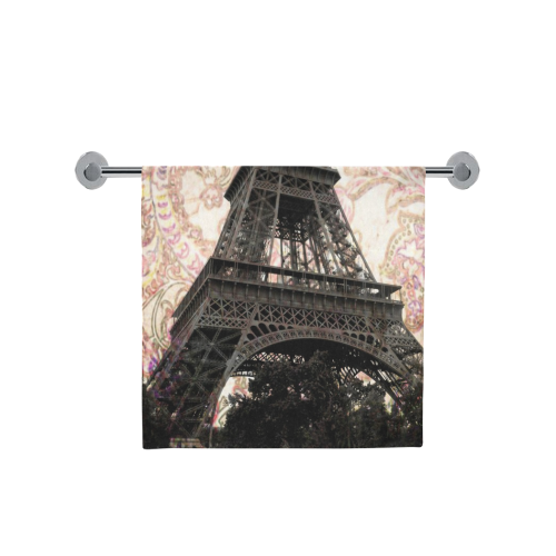 Floral Eiffel Tower Bath Towel 30"x56"